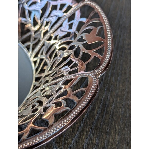 WMF Germany Art Nouveau Silverplated Bowl Ornate Floral Candy Dish Marked - Picture 15 of 16